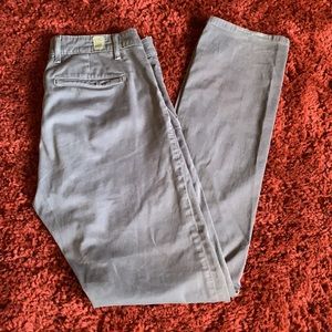 Adriano Goldschmied AG The Lux Khaki Tailored Trouser Pants